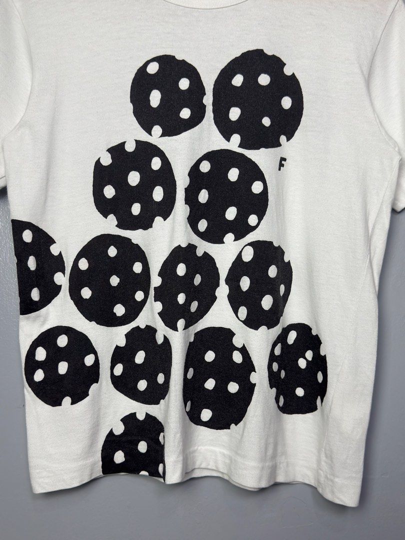 Black CDG Polka dot Pattern (Category: Tshirts & Polo Shirts ) located in Manila. Submitted by dipdrip (Listing ID 1455081090, Image 3). Description: DIMENSIONS Width : 17.5 Length : 23 Condition In excellent condition 1,500php Negotiable Open for COD via Lalamove around Metro Manila.