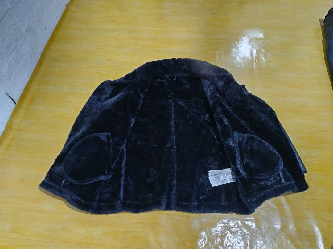 Black Faux Leather Fur Lined Biker Jacket (Category: Coats, Jackets and Outerwear) located in Lucena. Submitted by thrifteditem (Listing ID 1455051036, Image 2). Description: - Cool black biker jacket - Super warm with fur lining inside - Zip-up front and pockets - Great for colder weather - Stylish and edgy look - Ready for a new owner.