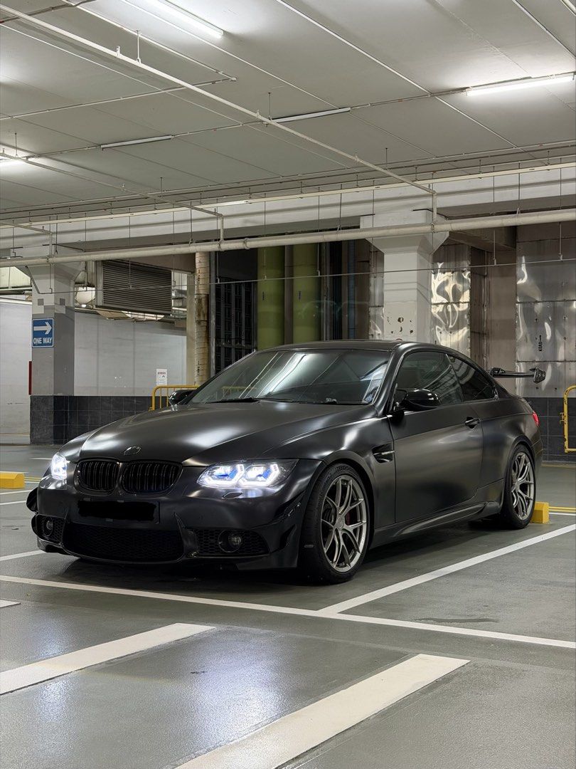 BMW 3 Series Coupe 335i (A) (Category: Used Cars) located in Singapore. Submitted by charcoalsimbamochi (Listing ID 1454987540, Image 3). Description: 3rd owner Brembo GTS BBK KW V3 coilover Recent CSC7s CF steering wheel Recent satin black wrap Upgraded digital speedometer Upgraded Android Player with reverse cam Upgraded headlight + taillights Upgraded M3 Fenders Servicing and maintenance done up regularly with receipts. Inspection just done la