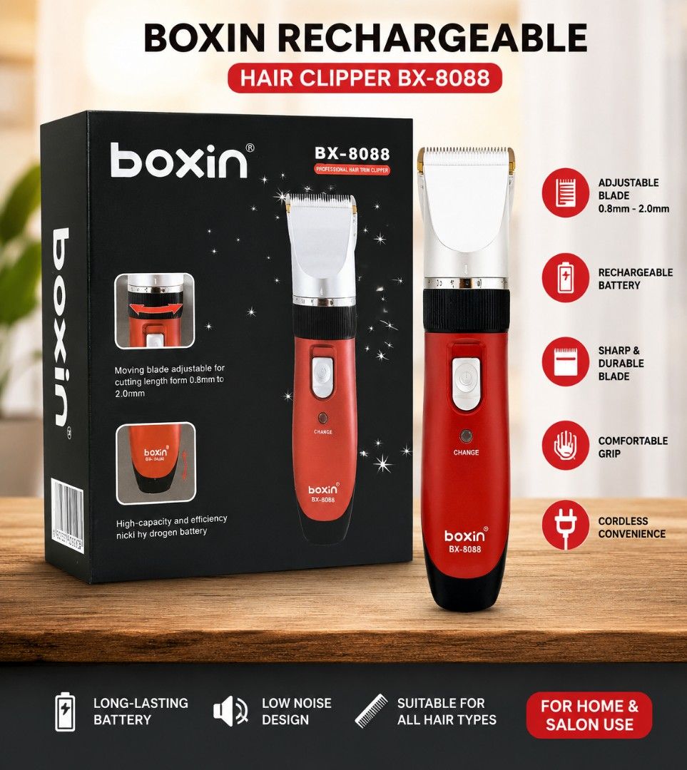 Boxin hair clipper rechargeable (Category: Hair) located in Manila. Submitted by yzcartph (Listing ID 1454998647, Image 1). Description: .