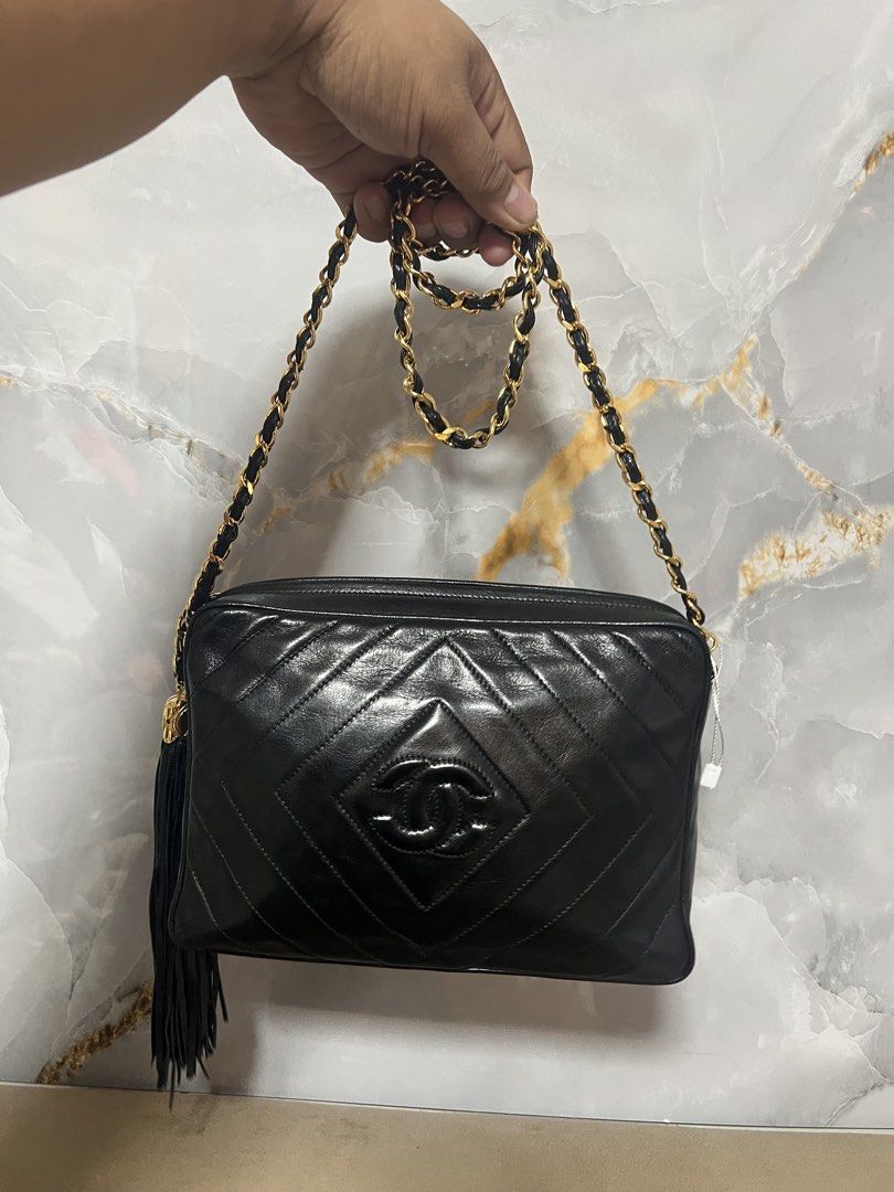 chanel vintage camera bag (Category: Shoulder Bags) located in Quezon City. Submitted by brand.selection (Listing ID 1455118679, Image 1). Description: with dustbag intsct hologram.