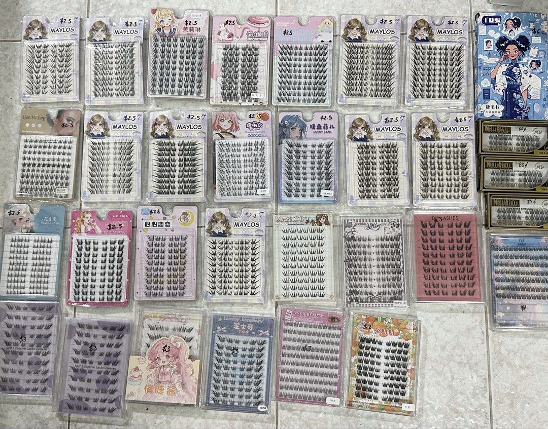 CHEAP lash clusters (Category: Makeup) located in Singapore. Submitted by y2kqueen (Listing ID 1455080628, Image 1). Description: buy more for disc :3 meetups: menage cafe mailing: $3.5.