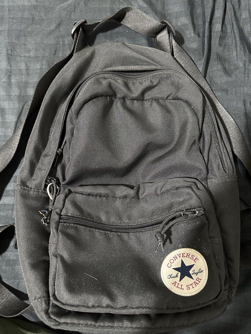 converse go lo backpack (Category: Backpacks) located in Quezon City. Submitted by heejineon (Listing ID 1455117891, Image 1). Description: Dimensions: 32–33 cm (H) x 21.5–22 cm (W) x 12.5 cm (D) - no issue - color might change due to lighting - qc manila loc.