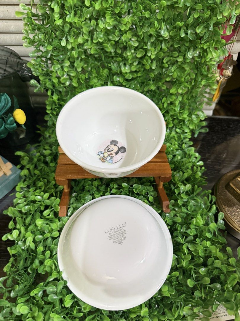 Corelle x Zojirushi Mickey Mouse Bowl (Category: Dinnerware & Cutlery) located in Paranaque City. Submitted by christinashoppe (Listing ID 1455067377, Image 2). Description: Like new condition 1pc cereal bowl 1pc small bowl .