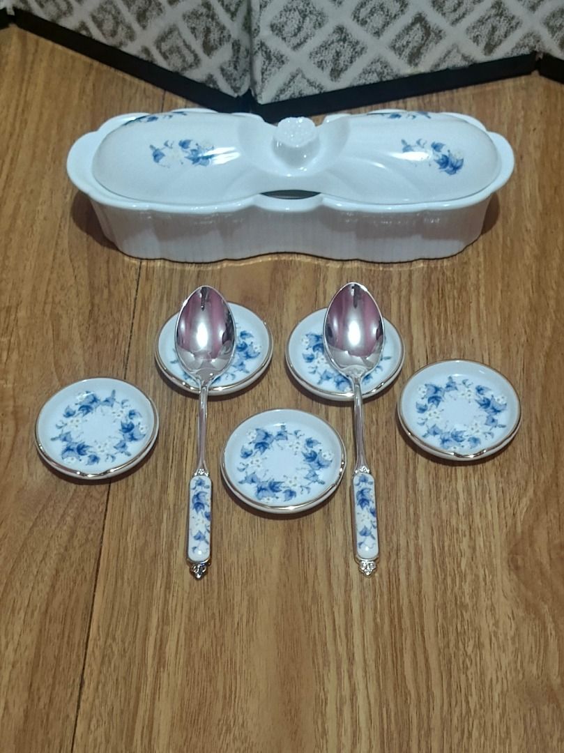Creative New Life Teaspoon Set (Category: Dinnerware & Cutlery) located in Makati City. Submitted by nyxhemera26 (Listing ID 1455012340, Image 3). Description: Creative New Life Teaspoon Set - Includes 5 teaspoon, 5 teaspoon rest and holder - Ideal for serving desserts, condiments, or as part of a tea party. - Makes a wonderful gift..