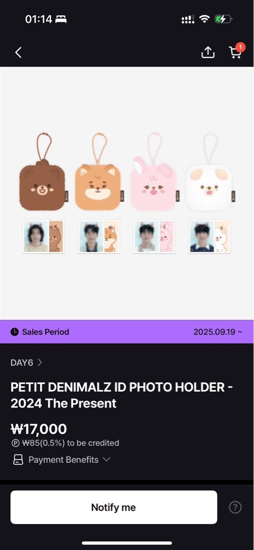 DAY6 PETIT DENIMALZ PLUSH (ID Holder ver.) (Category: Plushies & Soft Toys) located in Manila. Submitted by wonphilph (Listing ID 1455123843, Image 2). Description: WTS DAY6 RANDOM MERCH DENIMALZ MD ITEMS ALL ONHAND 500 each ✅ 1 week reservation with nrdp ✅ all onhand and ready to ship please DM for reservations!!! not for sensi, WYSIWYG, will be shipped with OPP plastic 📦 jnt, lbc, ggx, and lalamove 💵 gcash, bpi, gotyme wts sungjin youngk wonp