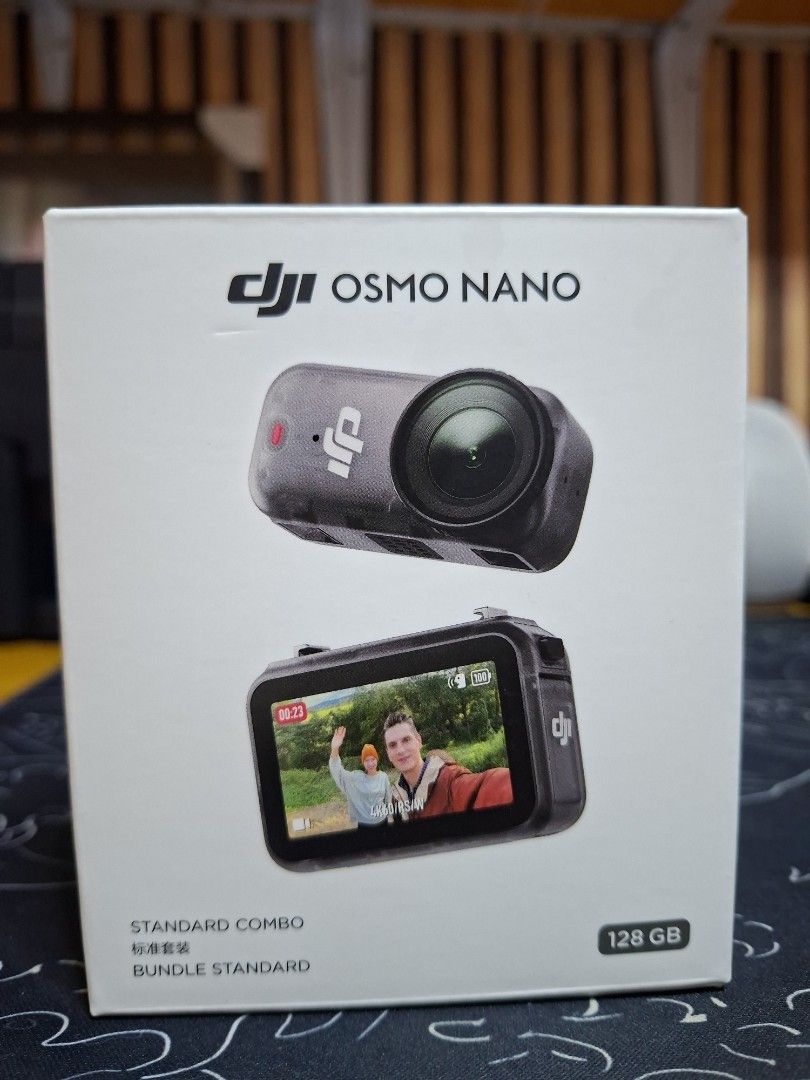 DJI Osmo Nano Standard Combo 128GB (Category: Cameras) located in Quezon City. Submitted by mightydroneemperor (Listing ID 1455103350, Image 2). Description: DJI Osmo Nano Standard Combo ✅️Brand new and Sealed ✅️ Includes 128GB storage.