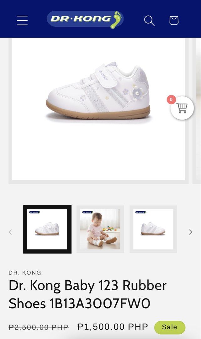 Dr Kong Shoes Size 22 (Category: Babies & Kids Fashion) located in San Pablo. Submitted by unicart (Listing ID 1445506884, Image 1). Description: • Healthy Smart Shoes • Baby Shoes with Velcro strap. • Baby 123 concept for learn to walk stage. • Hard heel counter to stabilize the heel bone. • With Arch support. • Different width for different foot shapes. • Soft padding for shock absorption to relieve foot pain. • Thin outsole and easy to flex de