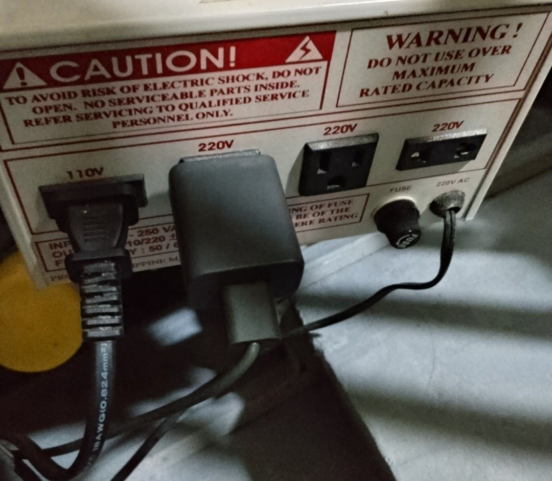 Electronic voltage stabilizer avr (Category: Electrical, Adaptors & Sockets) located in Manila. Submitted by cruzivanpatrick (Listing ID 1455046254, Image 2). Description: electronic stabilizer voltage avr Technics EVS-500 Electronic Voltage Stabilizer (500W, with power-on delay) tested working see picture pm meet up lrt 1 abad santos station tondo manila pag baba lng ng lrt po sa me 7 eleven pag deliver kayo mag book g cash payment shipping paym