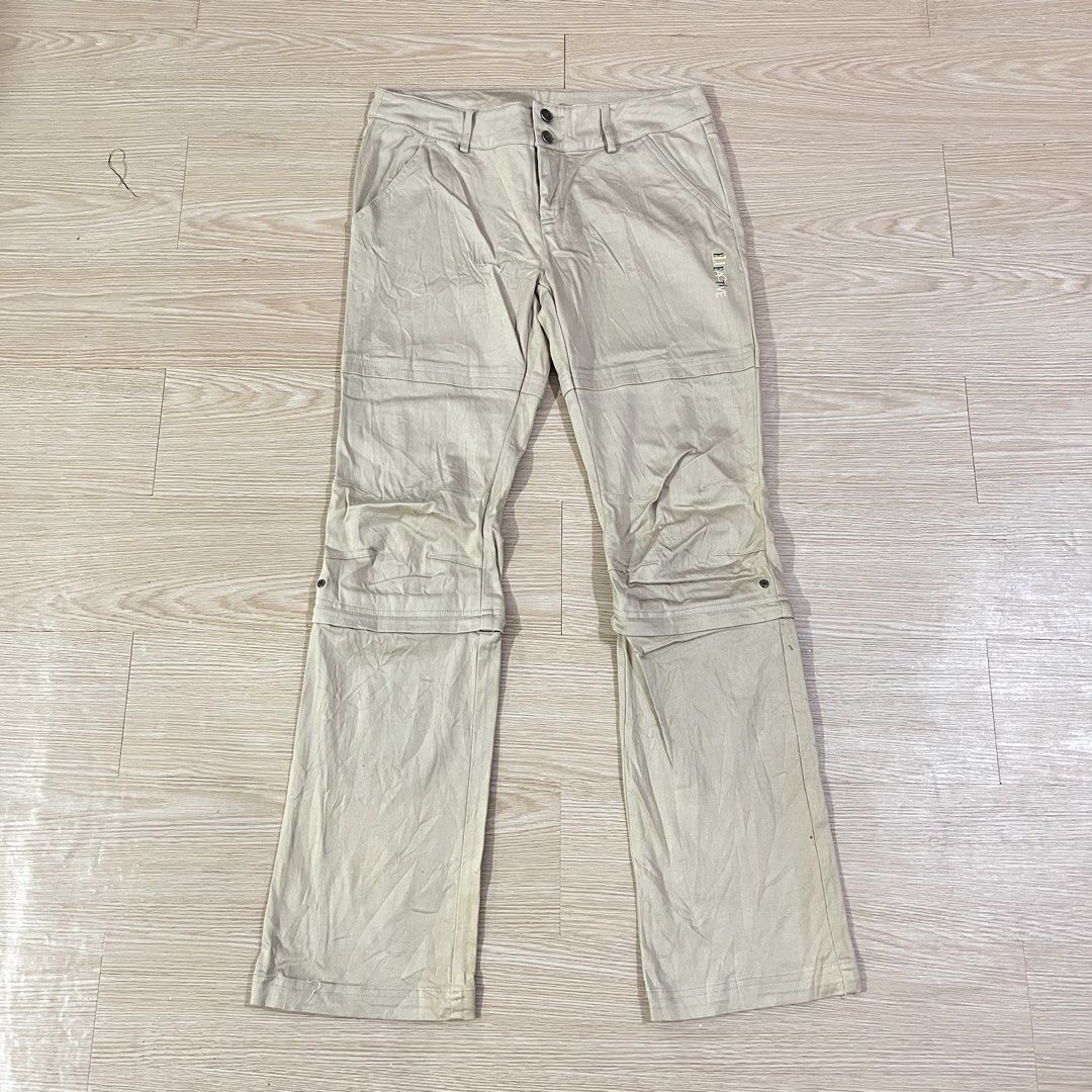 ELLE ACTIVE Convertible Zip-Off Pants Size L Beige (Category: Other Bottoms) located in Catarman. Submitted by anndadel (Listing ID 1455133906, Image 1). Description: - Brand: ELLE ACTIVE - Color: Beige - Type: Convertible Pants (Zip-off to Shorts) - Size: L (165/72A) - Closure: Two-button waist - Pockets: Front and back - Ideal for: Hiking, travel, casual wear.