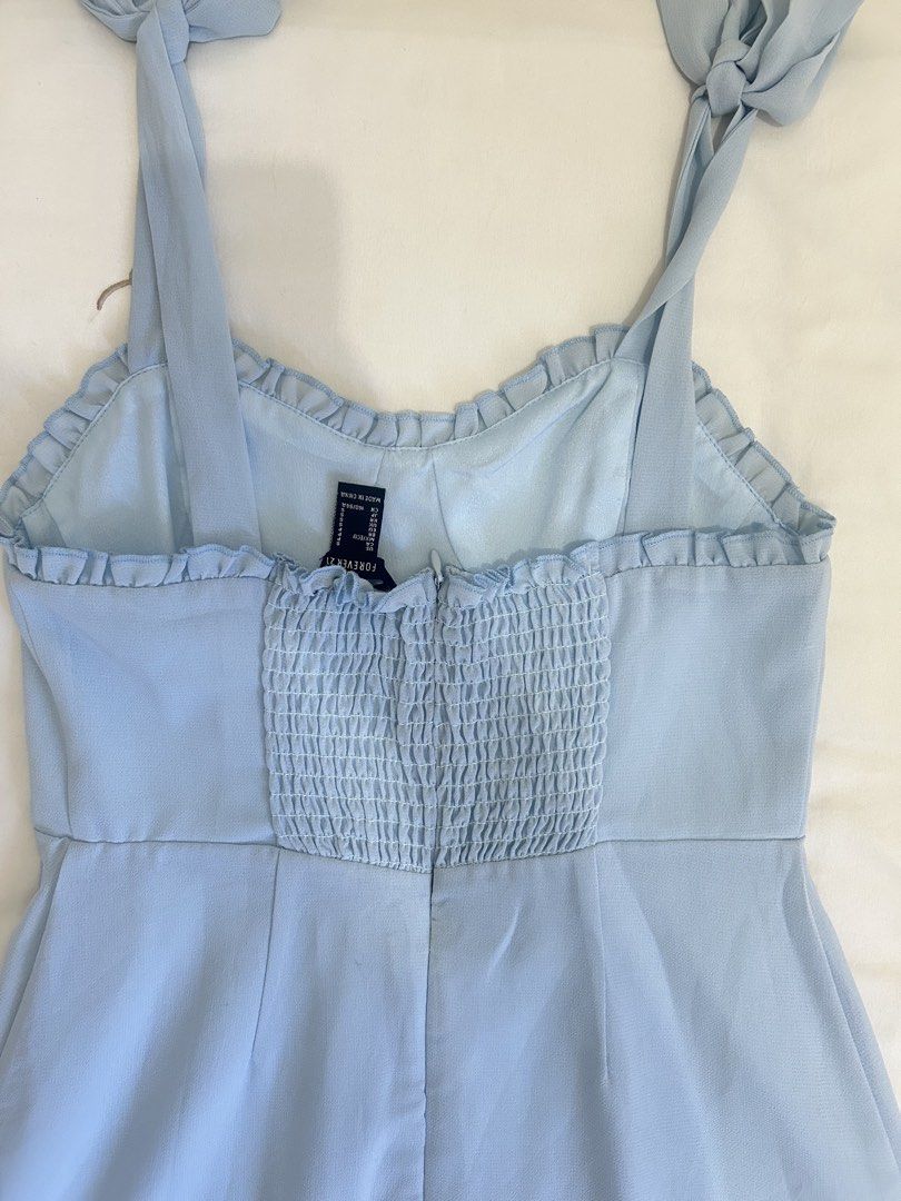 [Forever 21] Mini Dress (Category: Dresses) located in Manila. Submitted by summerdeclutters (Listing ID 1455041108, Image 3). Description: 🪷 Fits XS–S 🪷 Color: Blue 🪷 Worn once only 🪷 Bought in Dubai 🇦🇪 🪷 In great condition 🪷 Perfect for casual days or going out 🪷 Message me for more details! 💌.