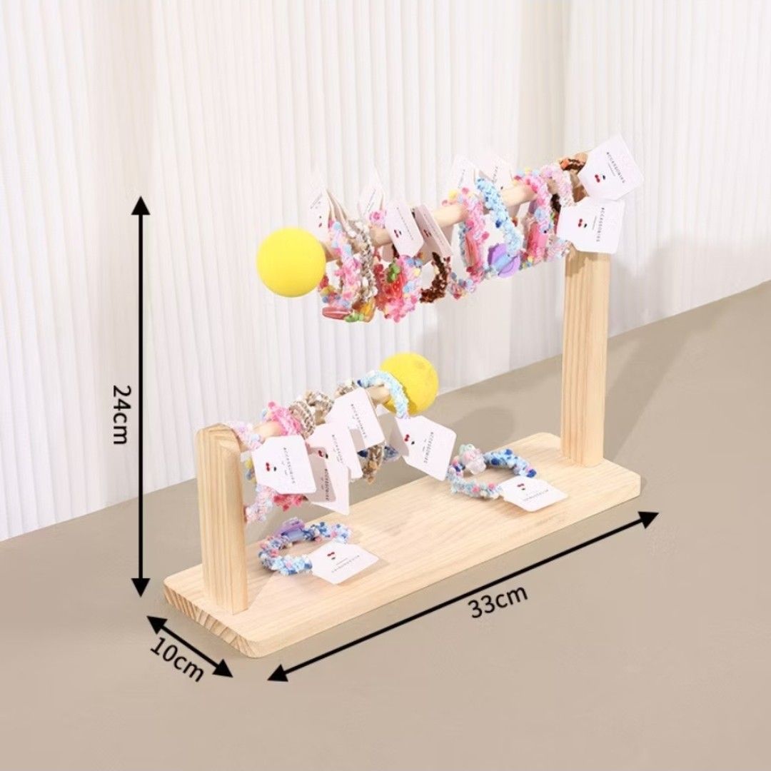 Hair Tie/Bracelet Display Rack and Pole (Category: Home Improvement Tools & Accessories) located in Muntinlupa City. Submitted by kate_min (Listing ID 1454955706, Image 2). Description: Hair Tie/Bracelet Display Rack ✅️ brand new ✅️ sold as set (display rack and pole) ✅️ RFS: too big for my vanity shelf 🏷 PHP 275.00 for both ‼️ PAY AS YOU ORDER. NO RESERVATION. MOP: Maribank or GCASH only. MOD: Pick up at SouthPark District, Alabang, Muntinlupa 