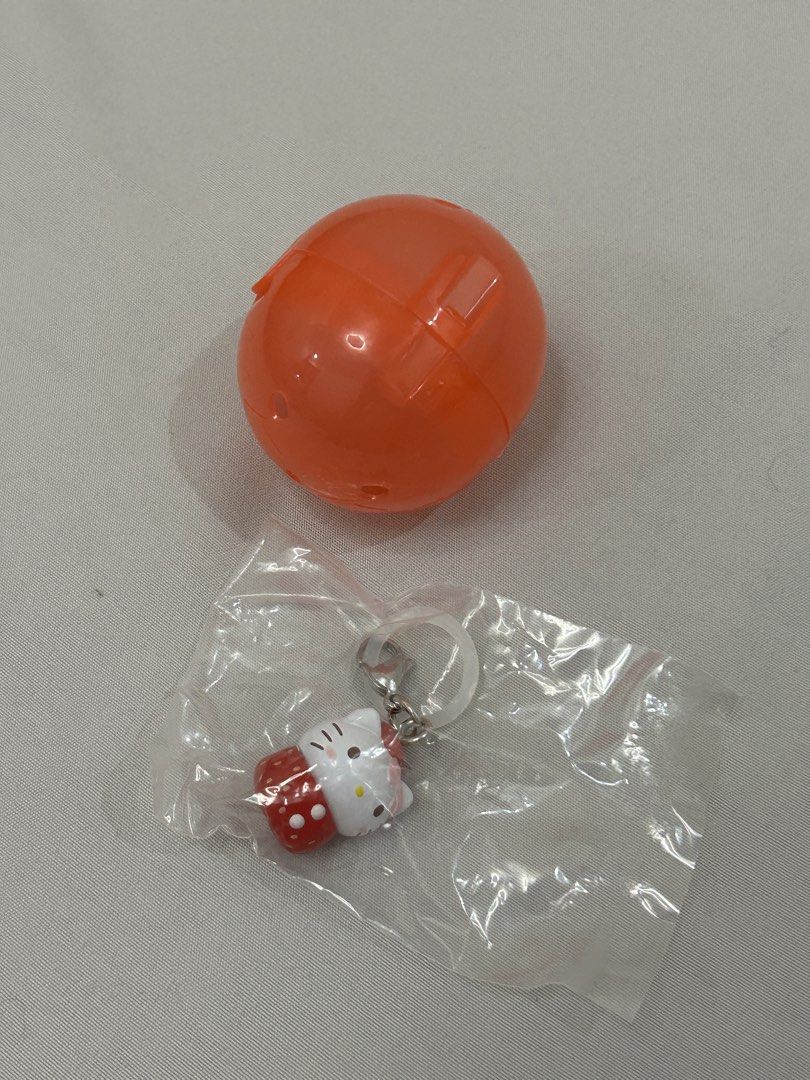 Hello Kitty Strawberry Gachapon Keychain (Category: Character Goods) located in Mandaluyong City. Submitted by berrycherryy (Listing ID 1455049296, Image 3). Description: Sanrio Strawberry Gashapon (Hello Kitty) P295 ✅ Brand New & Sealed ✅ From Gashapon Megamall RFS: Not Prio 📍 Mandaluyong City MOP: Gcash/BPI/Gotyme MOD: J&T/LBC/Lalamove.