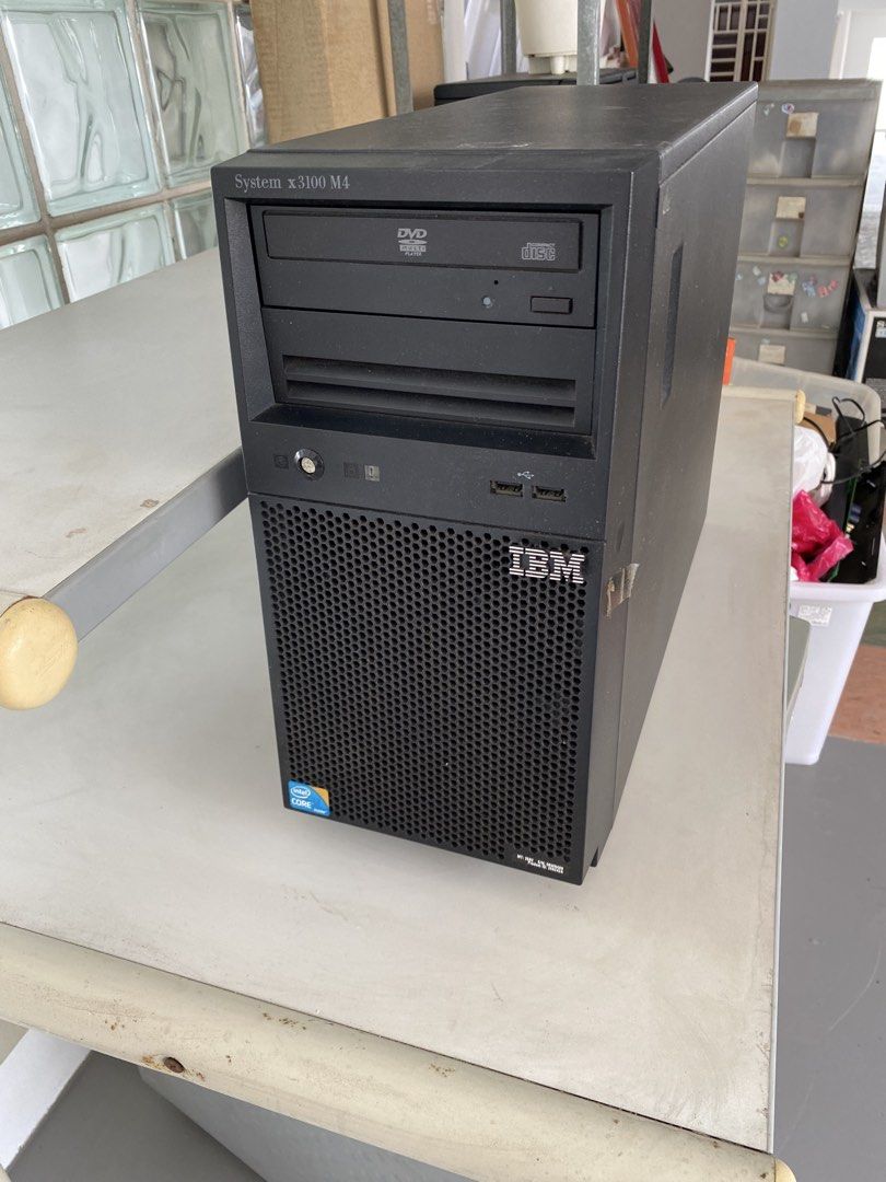 IBM entry-level server (Category: Office & Business Technology) located in Singapore. Submitted by help_save_our_world_now (Listing ID 1454989408, Image 1). Description: IBM System x3100 Server without hard disk selling cheap with LCD monitor. Last use was working. May bundle free with Sitoca table or switch for fast deal..