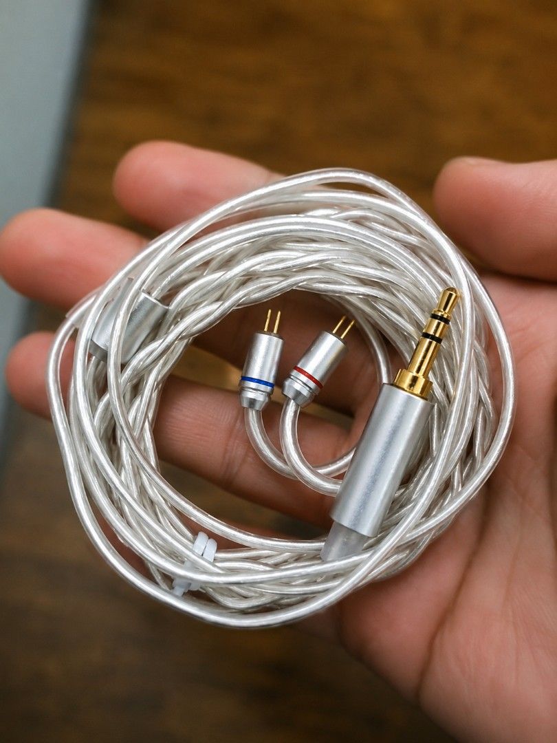 IEM high Quality Cable (Category: Earphones) located in Pasay City. Submitted by majstichobbyhaven (Listing ID 1455015270, Image 2). Description: Available‼️‼️ Check Details Below⬇️⬇️ IEM Cable Unbranded High Quality✅ Silver plated 2 strand cable 0.78mm 2pin 3.5mm with and without mic 2 cable for 750 📍 Location: Pasay City 🚚 Meetup/Pickup(The shipping is shouldered by buyer) 💳 Payment: E-wallet/Cash/Bank Transfer ✅Follow us on Facebook Page: S