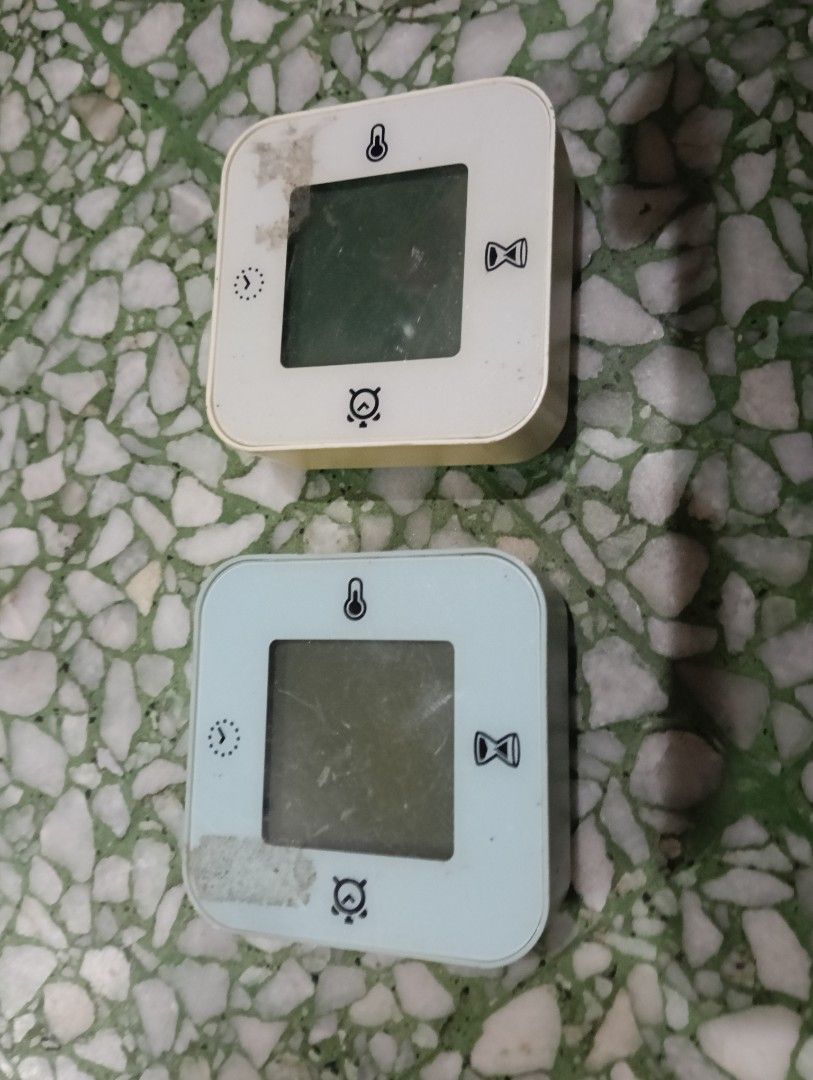 IKEA Digital Clock Timer (Category: Clocks) located in Kuala Lumpur. Submitted by klangthrifters (Listing ID 1455136846, Image 1). Description: - Selling a pair of IKEA digital clocks (1 white, 1 light blue). - Functions: Timer and temperature display. - Both clocks are used - Perfect for kitchens or any room in your home..