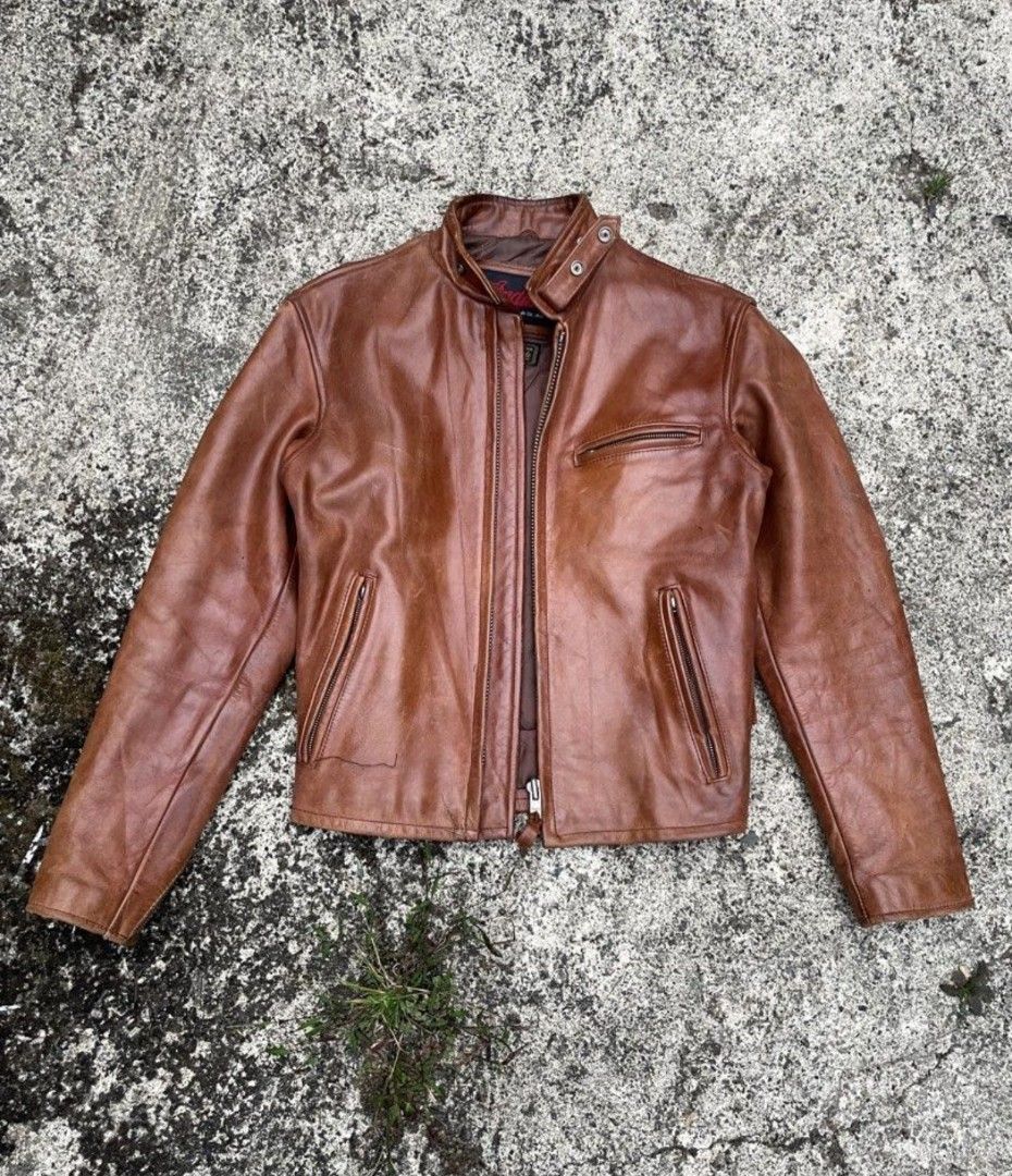 Indian Motorcycle Co. Genuine Steerhide Leather Jacket (Category: Coats, Jackets and Outerwear) located in Makati City. Submitted by jmd231 (Listing ID 1455043881, Image 1). Description: - Genuine steerhide leather motorcycle jacket - Brand: Indian Motorcycle Co. - Color: Brown - Size: 36 - Style: Classic motorcycle look Selling for 4k fix. Very tough and very good condition. Steerhide leather po ito. One of the best type of leather available. .