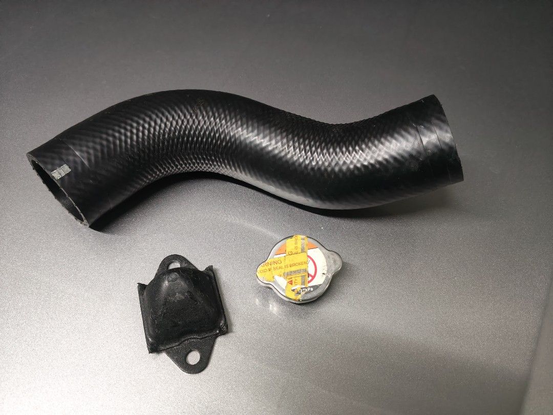 intercooler turbo hose (Category: Caps & Hats) located in Caloocan City. Submitted by jieceline (Listing ID 1455136368, Image 1). Description: brnd new intercooler turbohose for montero gen3 with free rubber damper & radiator cap.