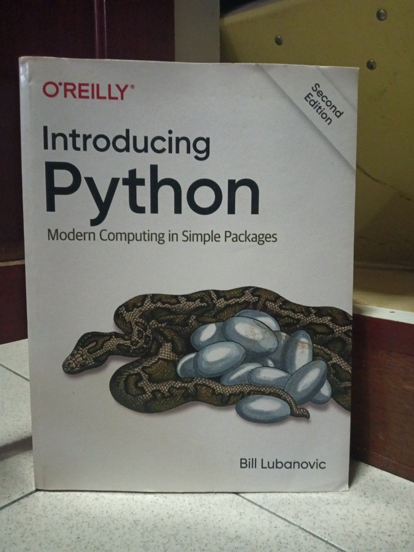 Introducing Python (Category: Textbooks) located in Johor Bahru. Submitted by jey96731 (Listing ID 1455068279, Image 1). Description: .