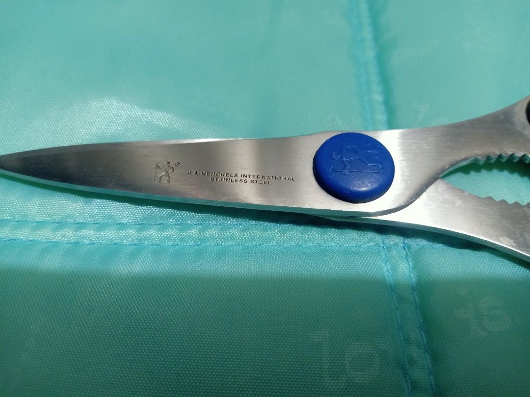 J.A henckels international scissor (Category: Other Kitchenware & Tableware) located in Pasig City. Submitted by urdal01 (Listing ID 1455098094, Image 2). Description: -j.a henckels international scissors -stainless steel -8inch lenght -sharp good for daily cutting.
