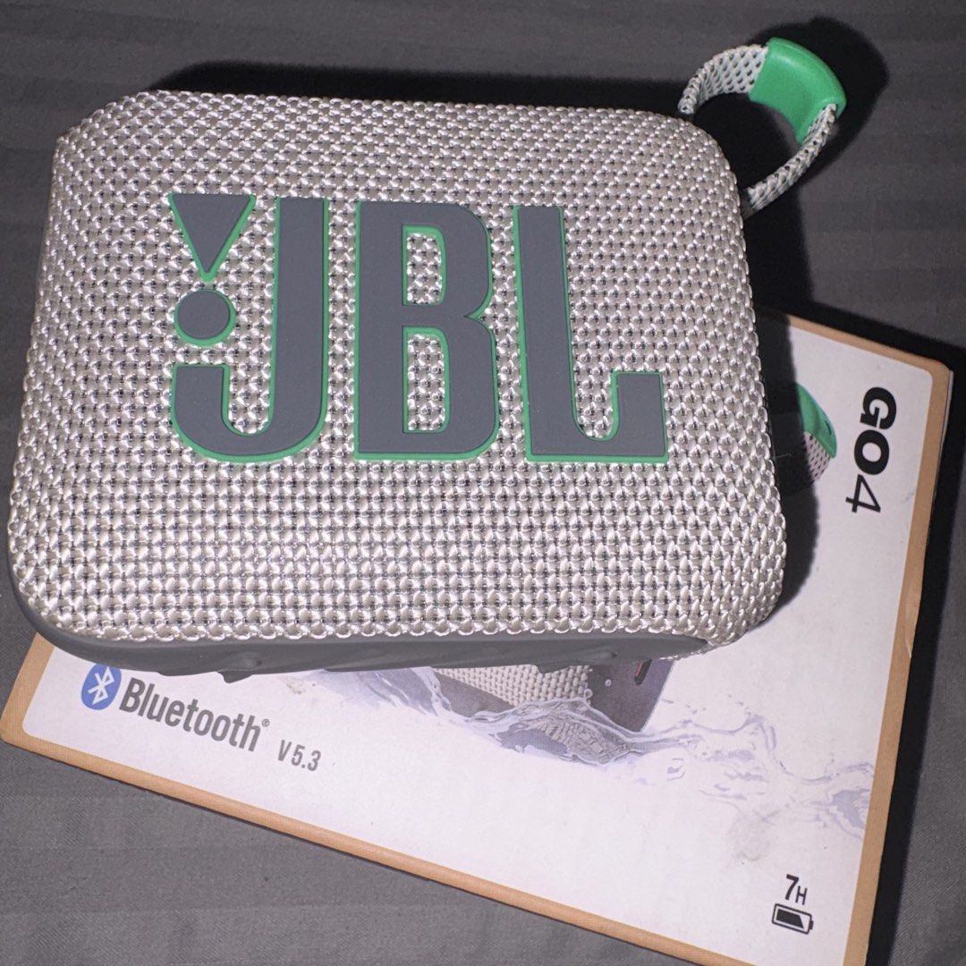 JBL Go 4 (Category: Soundbars, Speakers & Amplifiers) located in Cavite. Submitted by cchilinnstuffs (Listing ID 1455045936, Image 1). Description: - authentic - complete inclusion rfs: no longer in use.