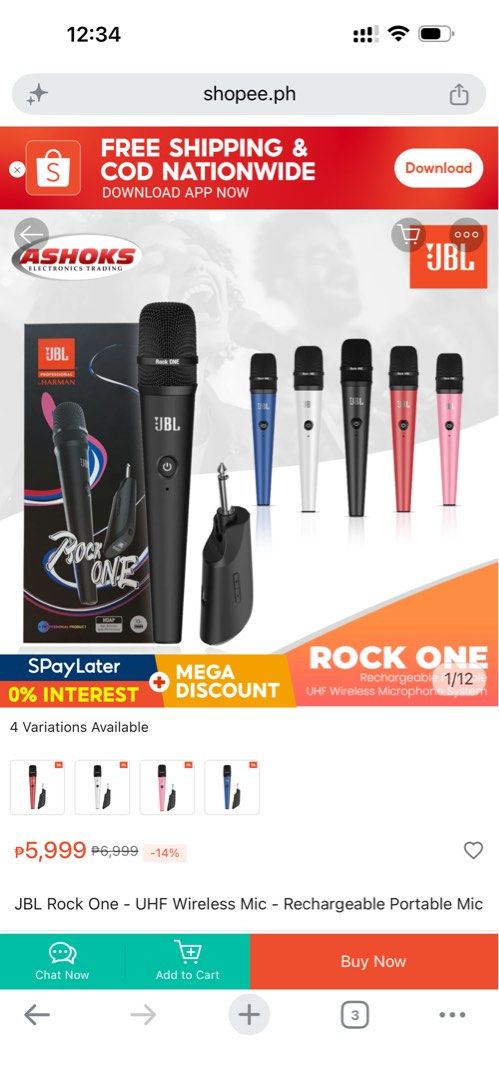 Jbl Rock One UHF Wireless Mic (Category: Microphones) located in General Trias. Submitted by iiamjh (Listing ID 1455119164, Image 3). Description: Almost new! Used it twice or thrice only. Slightly nego Loc: Cavite.