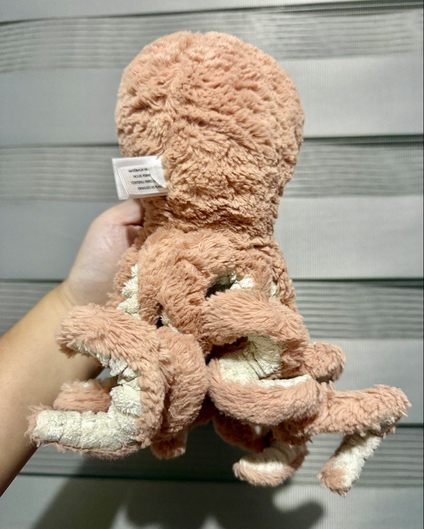 Jellycat Odell Octopus Small size plush (Category: Plushies & Soft Toys) located in Manila. Submitted by bcbg3217 (Listing ID 1455061594, Image 3). Description: ‼️PLEASE READ BEFORE BUYING‼️ Like new condition Small size Authenticity GUARANTEED (please do your own checking) With jellycat Dustbag included All Actual photos are posted What You See Is What You Get‼️ Please check the photos thoroughly before placing an order JnT regular or Lalamove C
