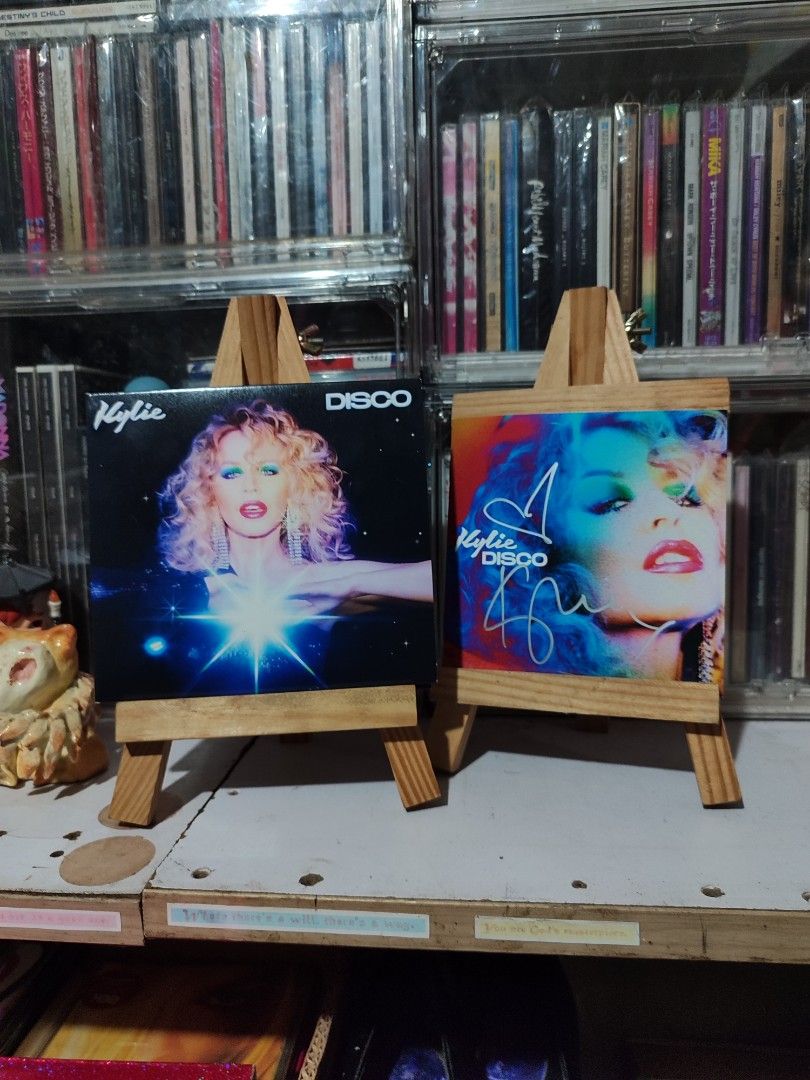 Kylie Minogue DISCO CD - Signed Edition (Category: CDs & DVDs) located in Taytay. Submitted by owelioo_ (Listing ID 1454990672, Image 1). Description: ✨ Signed Edition Kylie Minogue DISCO CD ✨ Includes the standard CD + signed booklet ✨ Rare collectible item • have 2 copies (one ordered from the official website, and the other one is a fan raffle prize. • can send more pictures as per buyer's request. • price is negotiable. • GCash payment only. 