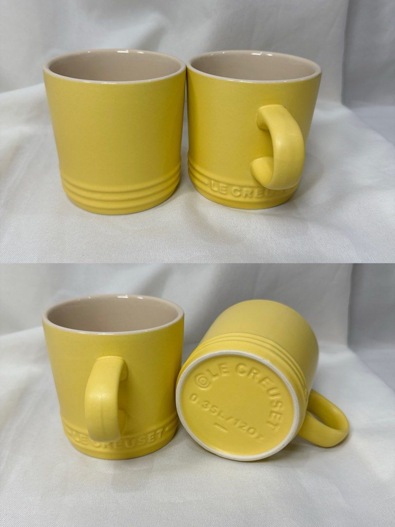 Le Creuset Pastel Mug (Category: Other Kitchenware & Tableware) located in Calamba. Submitted by eunicelois (Listing ID 1455111576, Image 3). Description: AVAILABLE COLOR PINK BLUE YELLOW.