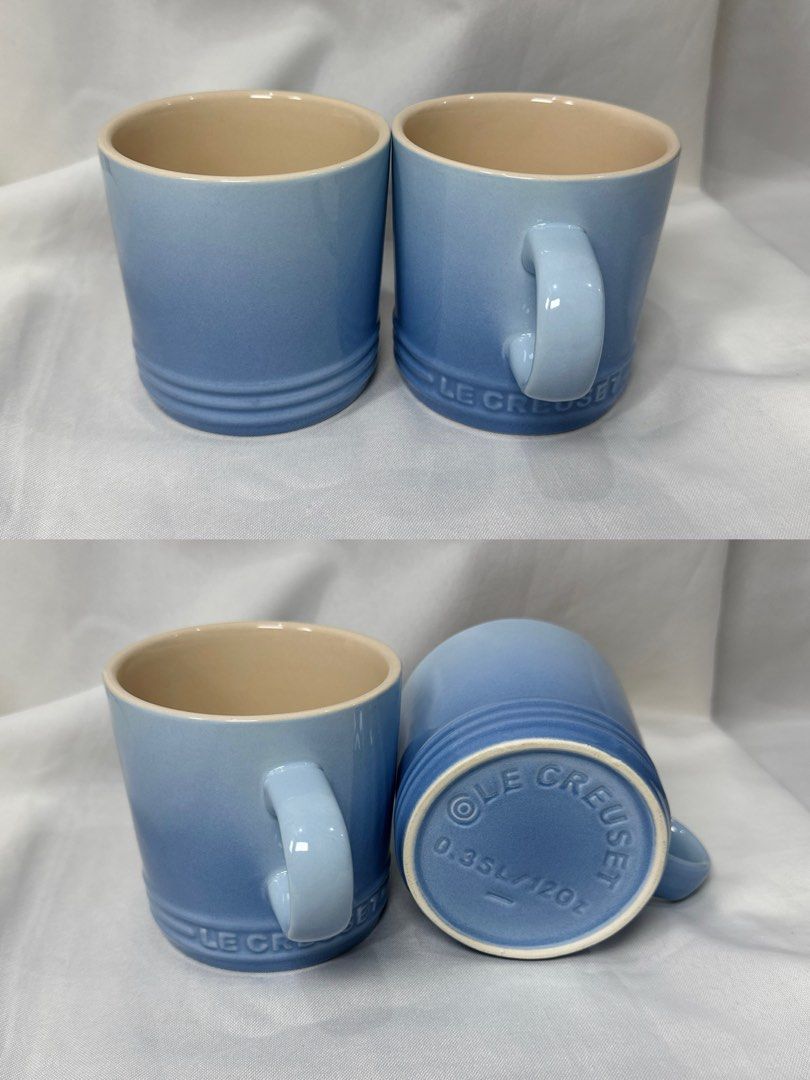 Le Creuset Pastel Mug (Category: Other Kitchenware & Tableware) located in Calamba. Submitted by eunicelois (Listing ID 1455111576, Image 2). Description: AVAILABLE COLOR PINK BLUE YELLOW.