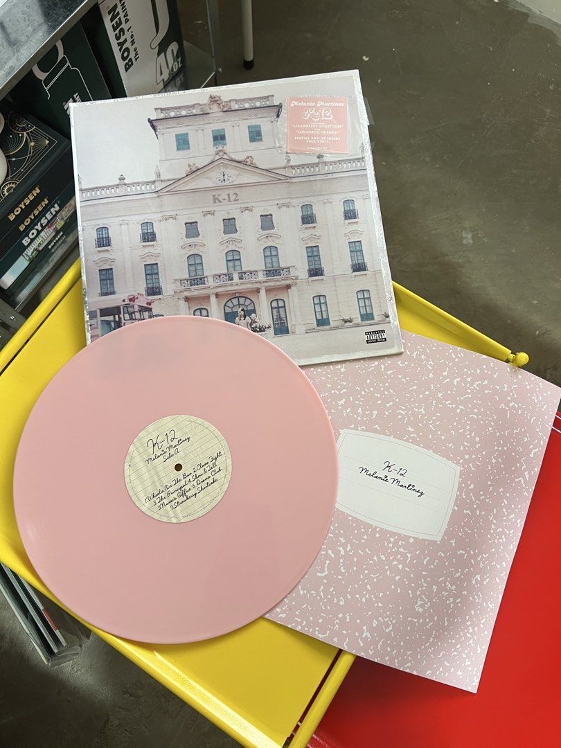 Melanie Martinez - K12 (Pink) Vinyl (Category: Vinyls) located in Cavite. Submitted by joyfulthea (Listing ID 1455088317, Image 3). Description: ✨ ALL VINYLS ARE MINT CONDITION ✨ Carefully stored and well-maintained. Perfect for collectors or fans! 💿 📌 Condition: Mint / Like New 📌 Clean copies 📌 No scratches or visible defects 📌 Carefully handled & stored PM for price, photos, and details. 📩 First to confirm gets the record! 🫶🏻.
