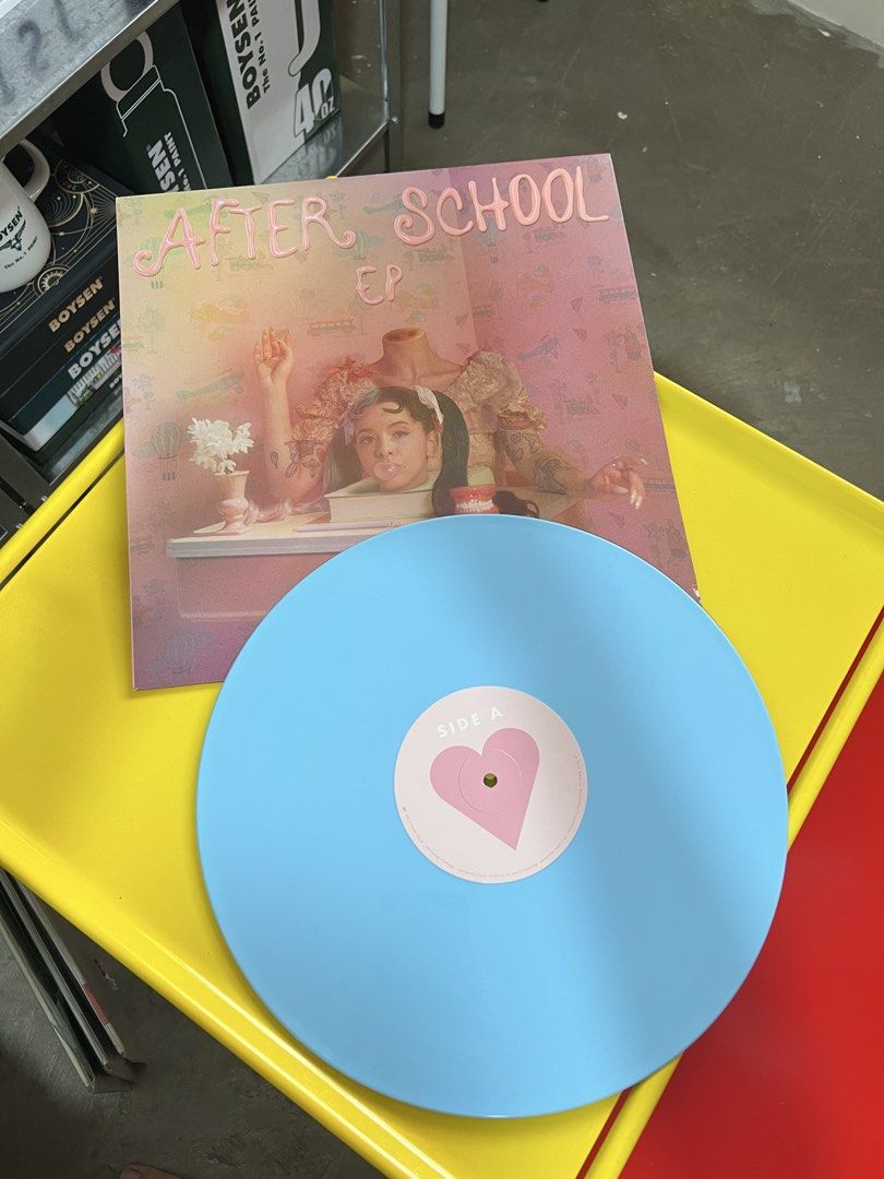 Melanie Martinez After School EP Blue Vinyl (Category: Vinyls) located in Cavite. Submitted by joyfulthea (Listing ID 1455075691, Image 2). Description: - Melanie Martinez After School EP vinyl record - Light blue color - Unique and eye-catching cover art - Essential addition for any fan's collection - Rare EP, don't miss out!.