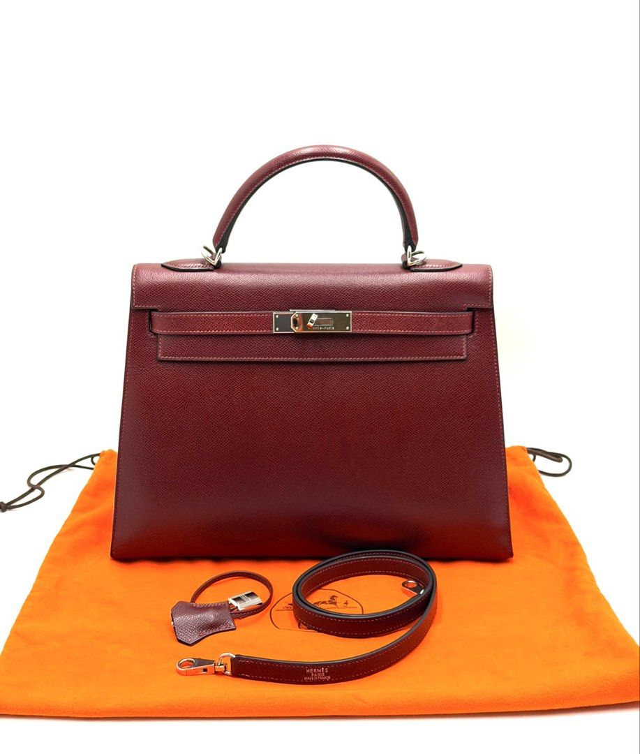 Mint Condition!!! Hermes Kelly 32 boudeaux (Category: Luxury Bags & Wallets) located in Taguig. Submitted by gcarlet1996 (Listing ID 1454979183, Image 1). Description: .