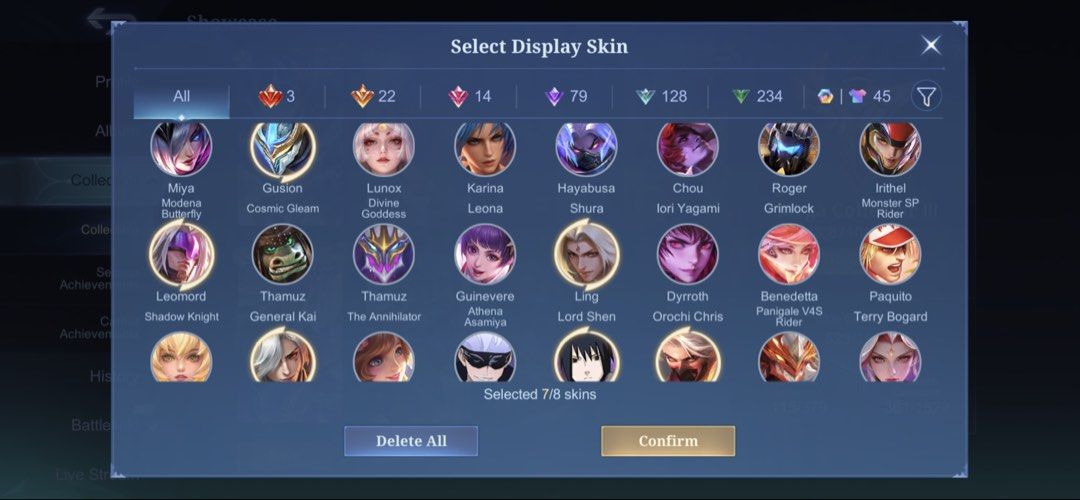 mlbb (Category: Game Gift Cards & Accounts) located in Kuala Lumpur. Submitted by lorelei. (Listing ID 1455075287, Image 3). Description: Relist Clearbind Change mail Safe hold 5 months FULL REF IF HB.