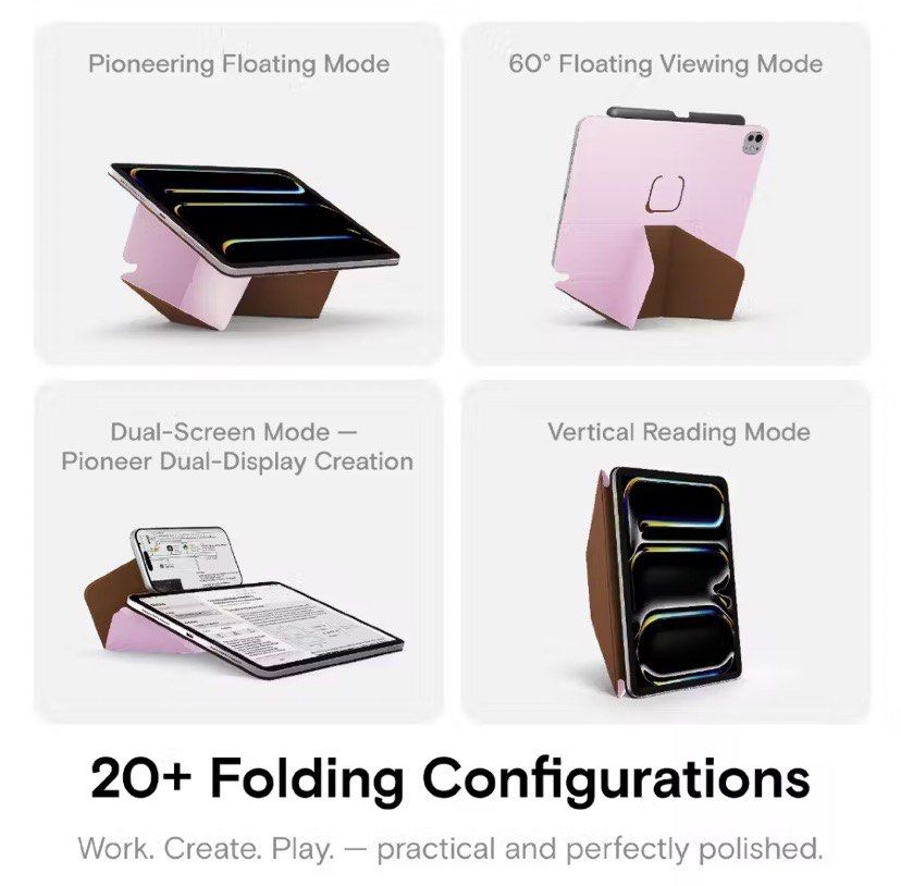 MOFT Dynamic Folio iPad Case (Category: Cases & Sleeves) located in Manila. Submitted by thriftshwp (Listing ID 1455069371, Image 2). Description: RUSH ‼️ Jet Black for Ipad Air 11 inch M2 M3 M4/4 ~ 5th Rfs: Will get the Dynamic Folio Case instead Price is still negotiable if sure buyer. Just dm me:) - MOFT Dynamic Folio for your iPad - Offers 20+ folding angles for versatile use (floating, dual-screen, reading) - Magnetic and secure design - Inc