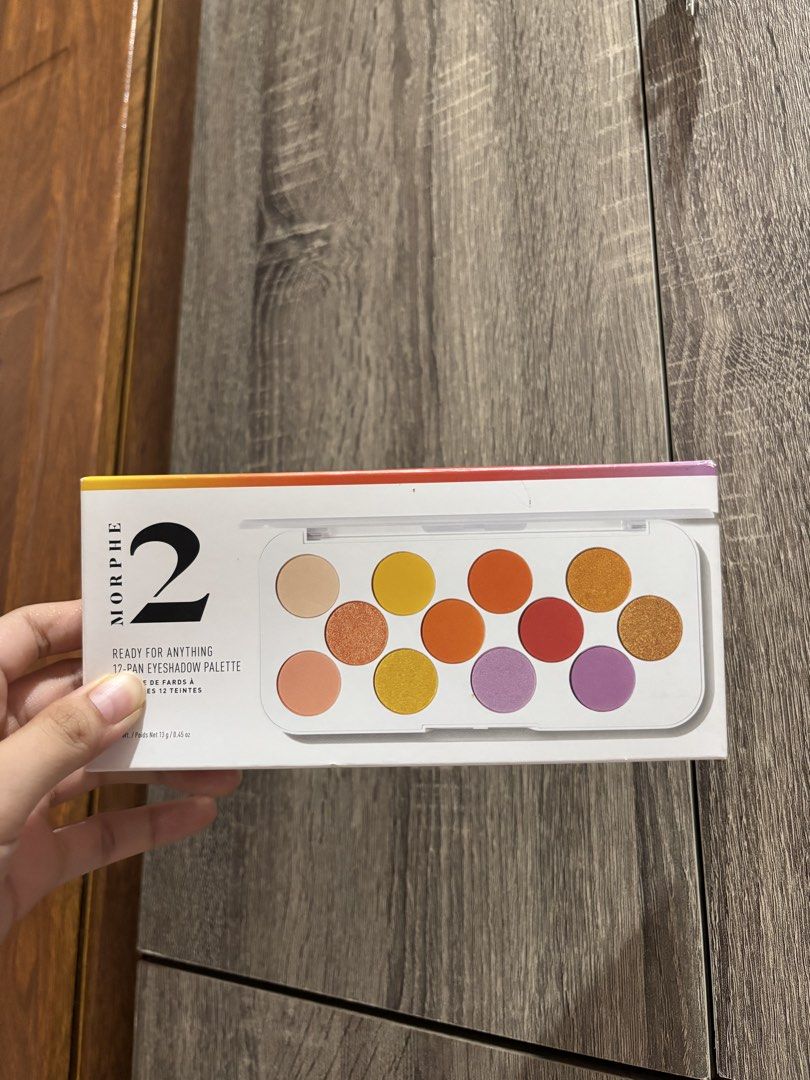 Morphe 2 Ready For Anything 12-Pan Eyeshadow Palette (Category: Makeup) located in Quezon City. Submitted by chin.llei (Listing ID 1454975464, Image 3). Description: - never been used - all goods just one color missing (it fell and cracked) .