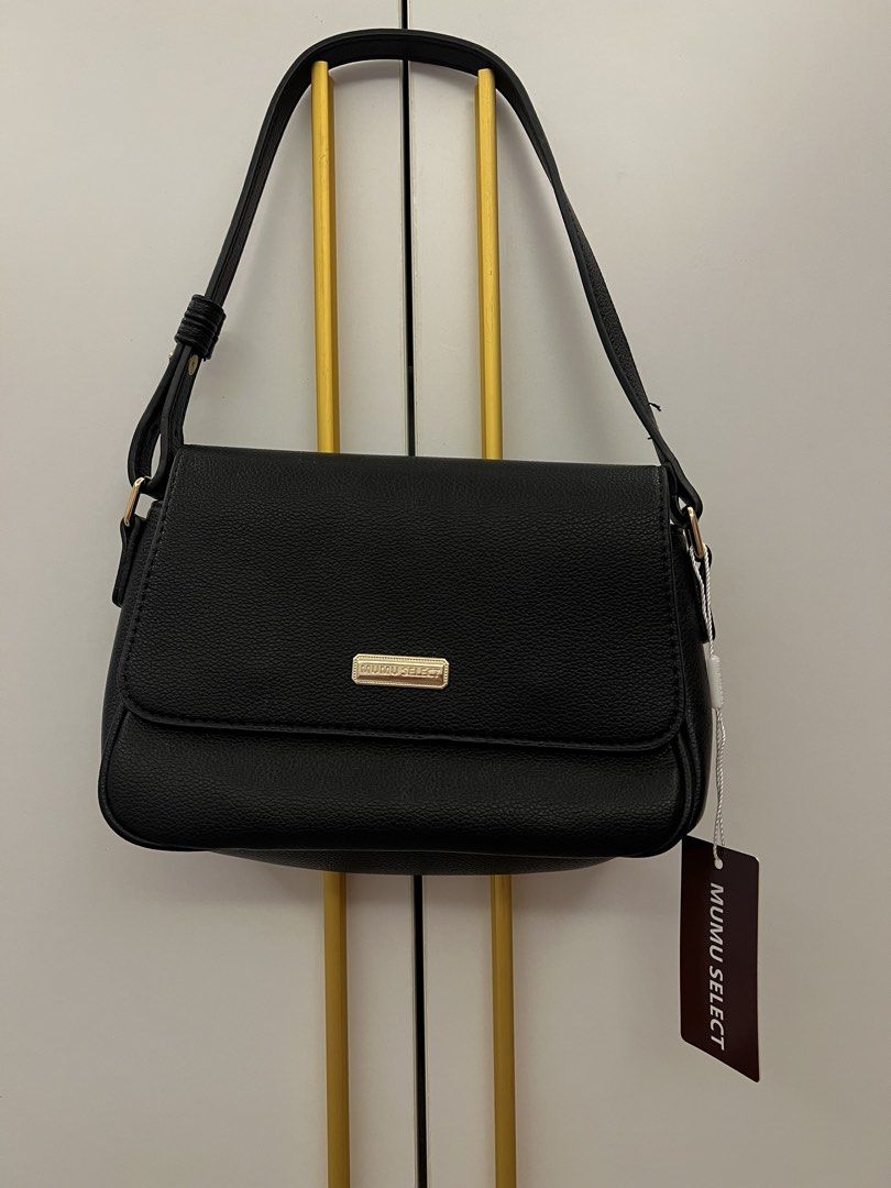 Mumu Select shoulder bag (black) leather (Category: Shoulder Bags) located in Calasiao. Submitted by renrenzee (Listing ID 1455067978, Image 1). Description: Brand new ❤️Shipping fee is shouldered by the buyer. .