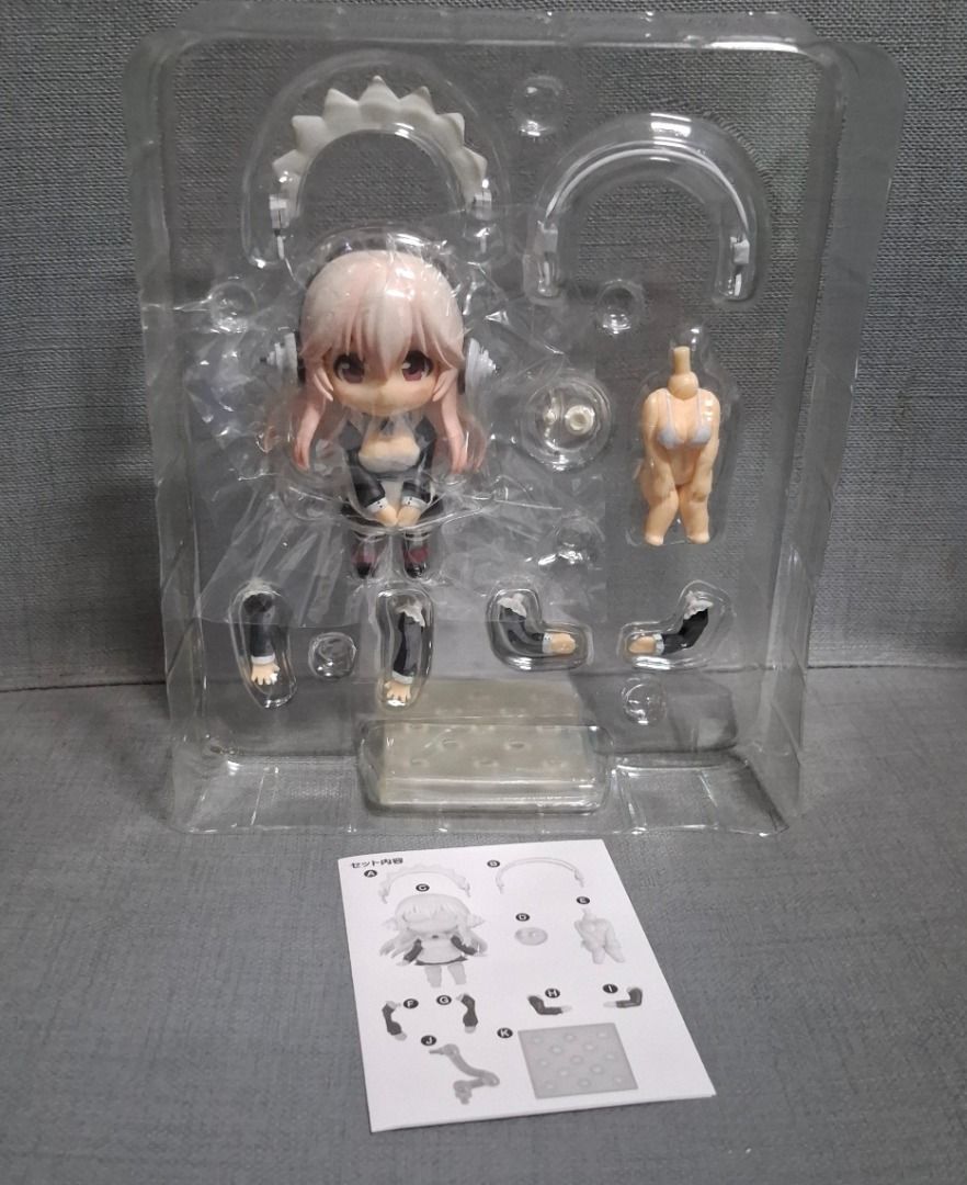 Nendoroid 436 - Super Sonico Working (BIB) (Category: Figurines & Statues) located in Pasig City. Submitted by geldonendo (Listing ID 1454974274, Image 3). Description: Authentic Super Sonico: Working Set Nendoroid. Got her MISB, opened for a few pictures with different Nendo heads, never displayed. Stored in the cabinet afterwards. Accessories are complete. Delivery methods: - Meetup (locations are listed. As scheduled and with a small handling 