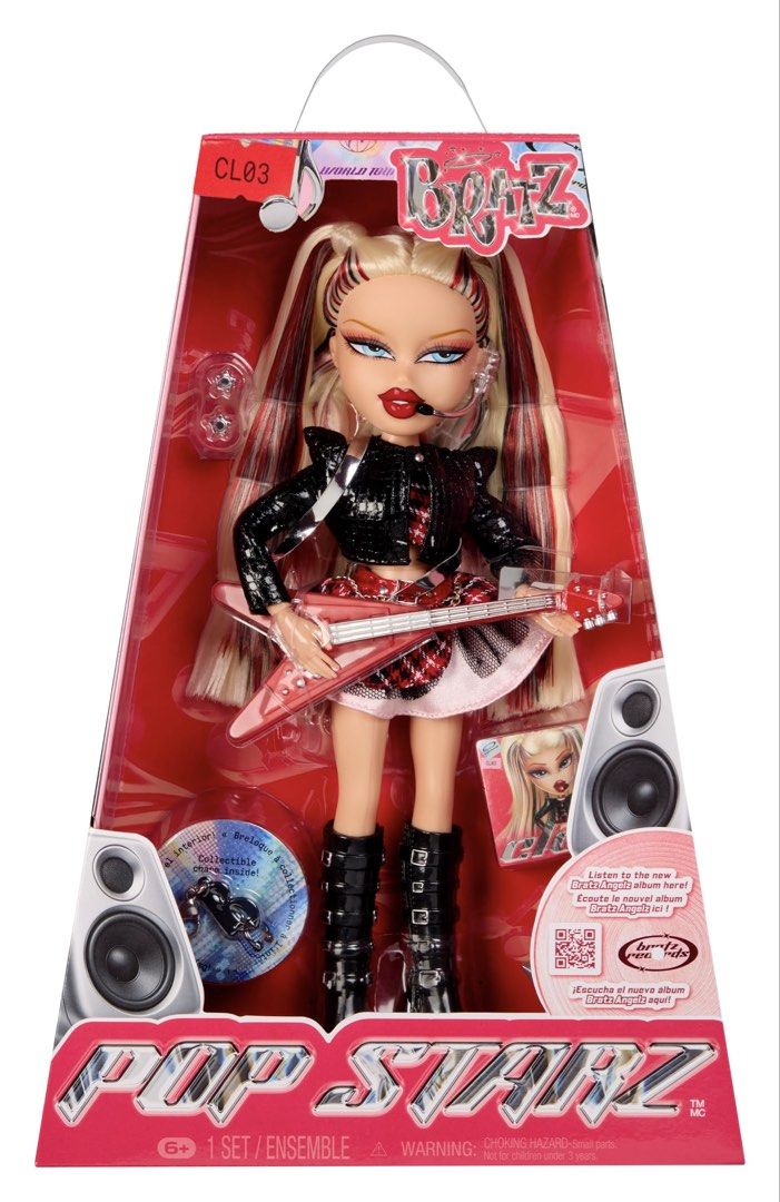 NIB Bratz Pop Starz Cloe Doll (Category: Kids Toys) located in Quezon City. Submitted by dollzilla (Listing ID 1454992319, Image 1). Description: ETA: AUGUST 21, 2026 (US PURCHASED) - Reserve a slot, 30% DP required - Bratz Pop Starz Doll Cloe - Includes guitar and cool outfit - Comes with accessories: earrings and keychain - Packaging shows doll and accessories - Ideal for Bratz collectors.