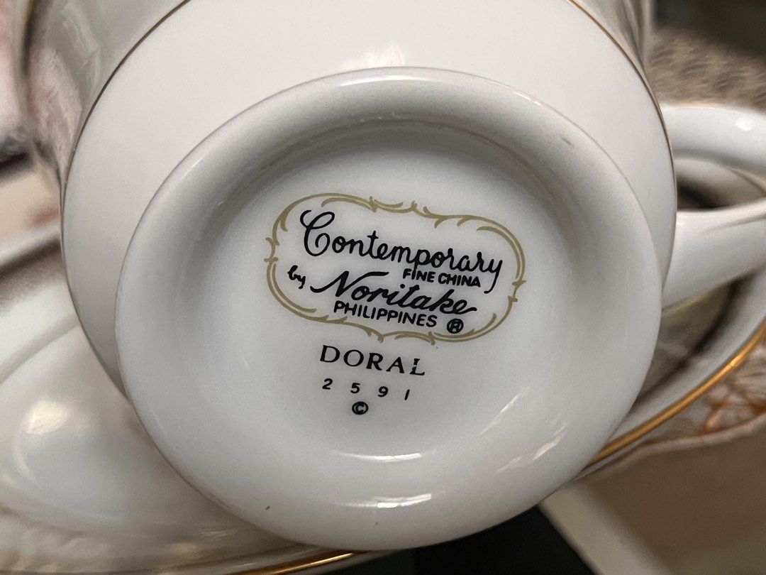 Noritake Contemporary Coffee/Tea Set (Category: Coffee & Tea Tableware) located in Quezon City. Submitted by babybutton2018 (Listing ID 1455021754, Image 3). Description: Noritake Contemporary Doral Design 2 cups and 2 saucers Never been used In excellent condition.