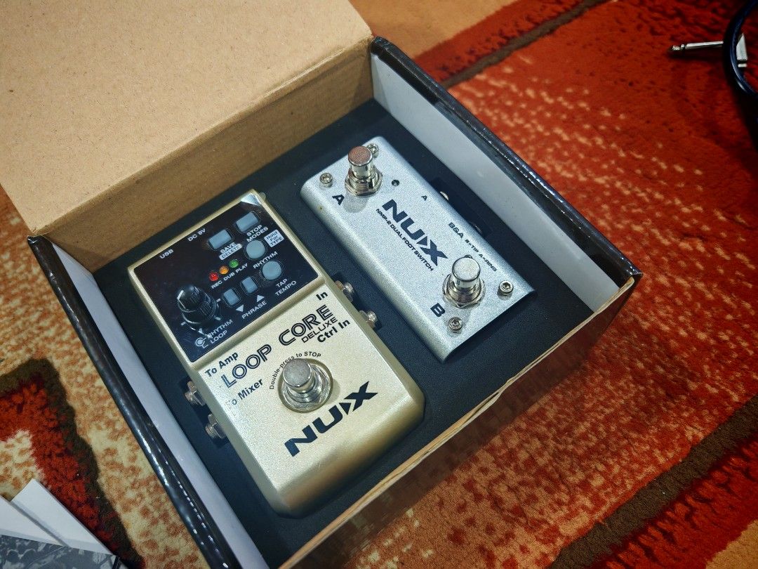 Nux Loop Core (Category: Musical Instruments) located in Balok. Submitted by zizi8484 (Listing ID 1455050468, Image 1). Description: Looper pedal Barang baru tapi x pki pun Condition consider new.
