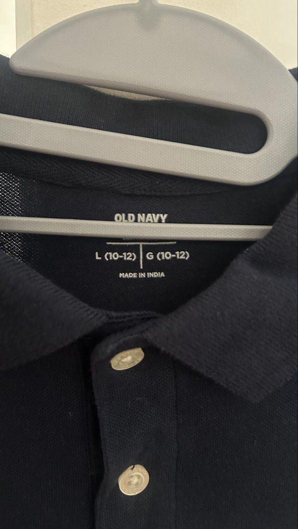 old navy navy blue stretch polo shirt (Category: Tshirts & Polo Shirts ) located in San Fernando. Submitted by artofdeclut (Listing ID 1454961338, Image 2). Description: for inquiries, feel free to send in message : ) mode of payment via Maya/GoTYME/GCash mode of delivery via JNT.