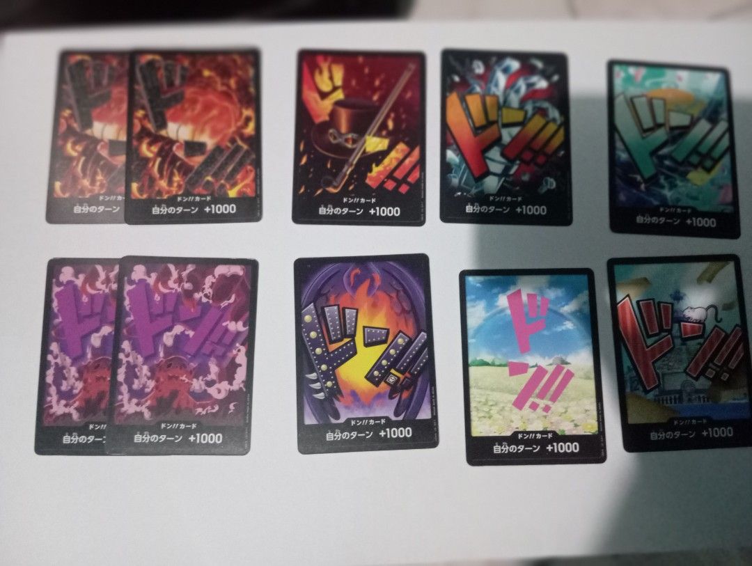 One piece tcg don cards 50 (Category: Raw Singles) located in San Pedro. Submitted by hdvaoo (Listing ID 1455112082, Image 3). Description: 13 each (50 pcs) if buy all 600 room to nego pm for more info.