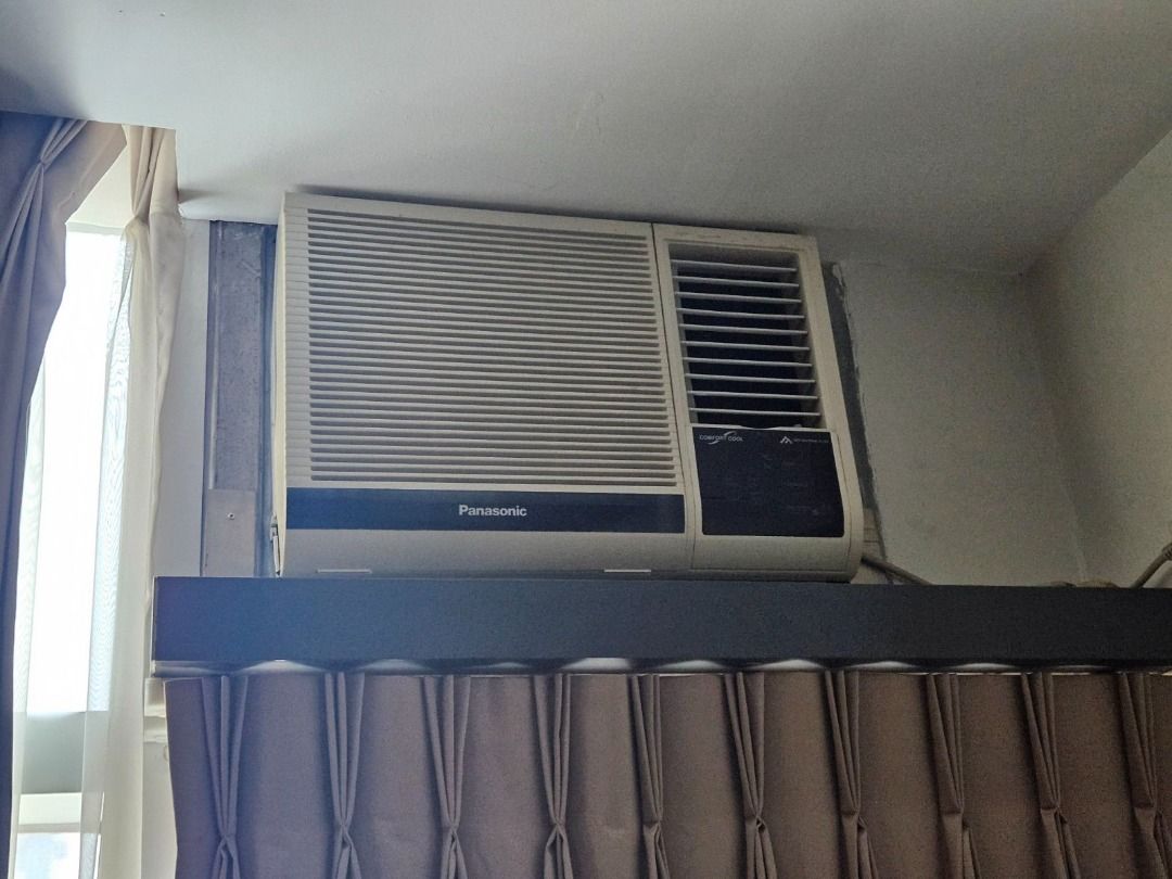 Panasonic Window Air Conditioner Non-Inverter (Category: Air Conditioning and Heating) located in Manila. Submitted by hwong1 (Listing ID 1454999692, Image 2). Description: Only used a few times. Already uninstalled, only needs to be picked up. - Panasonic Window Air Conditioner - Works well and cools rooms effectively - Multiple modes: Fan Speed, Cool, Sleep - Includes remote control - Easy to operate - Non-inverter 1HP - CW-XC105VPH - 7k 2HP - 