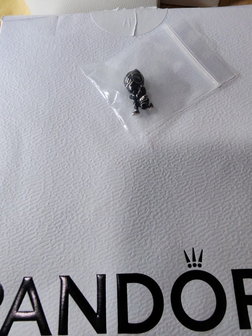 Pandota Marvel Charms (Category: Luxury Accessories) located in Bacoor. Submitted by jadeitemaster (Listing ID 1455120765, Image 1). Description: Original from Pandora PH Rocket and Groot Emblem x 2 - New 1500 each limited, sold out already. Black Panther x 1 - New, 4000 only.