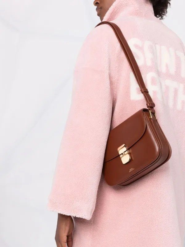 Pasabuy! APC Small Grace in Noisette or Nut Brown (Category: Luxury Bags & Wallets) located in Quezon City. Submitted by everybit (Listing ID 1455022291, Image 3). Description: - Brand new and Authentic (Will be bought directly from Stores) - Inclusions: Receipt, Dust Bag, and Tags in tact (I provide everything) - ETA: September - Only 50% downpayment, remaining will be settled once item is in PH Note: All of the items posted are subject to avail