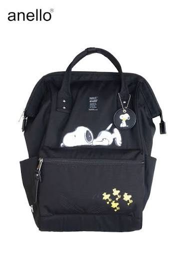 PEANUTS SNOOPY ANELLO BACKPACK (Category: Babies & Kids Fashion) located in Muntinlupa City. Submitted by mclovin10 (Listing ID 1454953067, Image 2). Description: comes with free anello notebook.