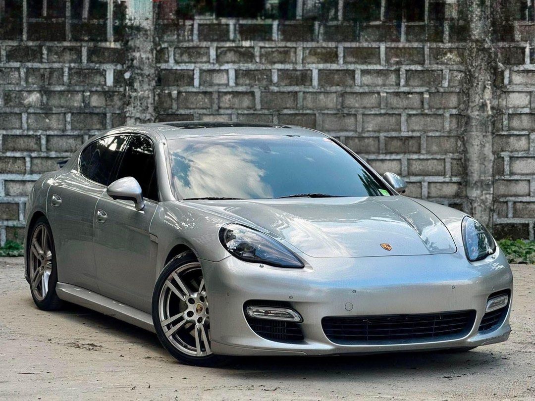 Porsche Panamera Turbo S Auto (Category: Used Cars) located in Manila. Submitted by quality_cars (Listing ID 1455051185, Image 2). Description: NEW ARRIVAL FORSALE ‼️ 2011 PORSCHE PANAMERA TURBO S 7Speed PDK Dual-Clutch Automatic Transmission 30,000+ KM Reading 4.8L Twin-Turbocharged V8 Platinum Silver Metallic Ending Plate # “0” Friday Coding Keyless Entry Push Start & Stop Button All Power Working Full Options Cold Aircondition Solid Suspension