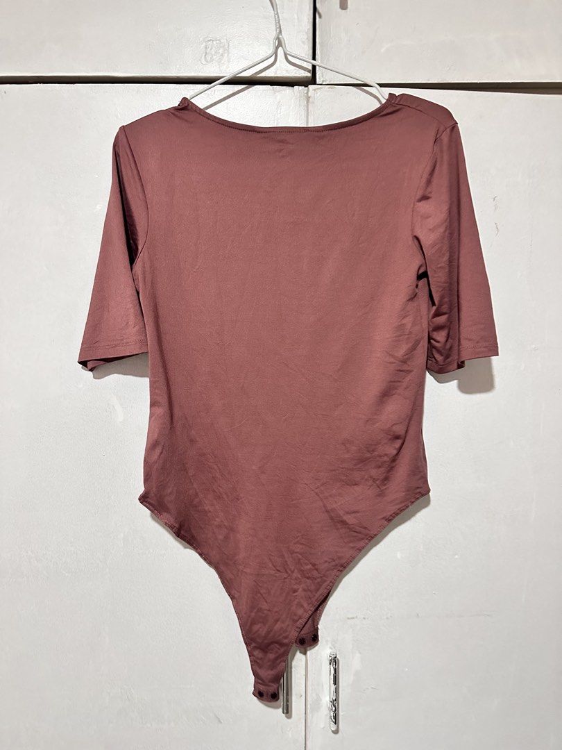 Primark Cares Dusty Rose V-Neck Bodysuit (Category: Others Tops) located in Baguio. Submitted by misty_dae (Listing ID 1454998758, Image 3). Description: .