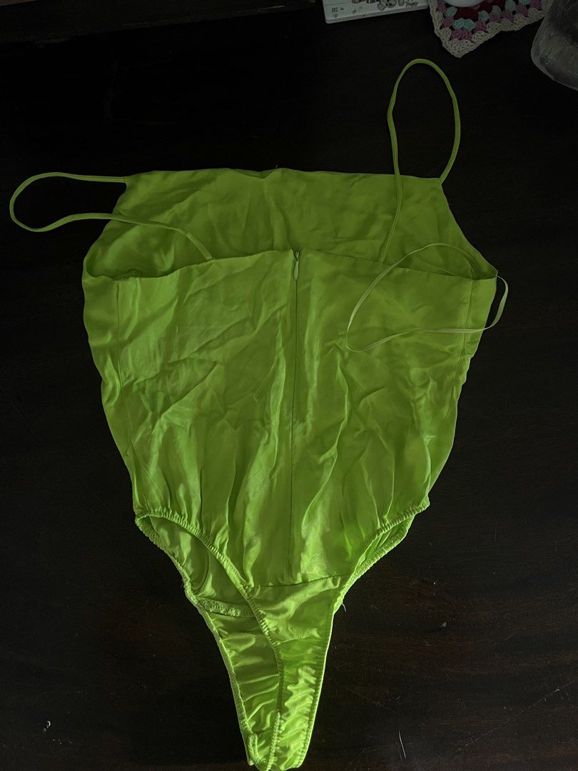 Primark Neon green body suit (Category: Others Tops) located in Makati City. Submitted by nat____ (Listing ID 1455087726, Image 2). Description: - bought for halloween but didnt end up wearing - very comfortable - can probablt fit M.
